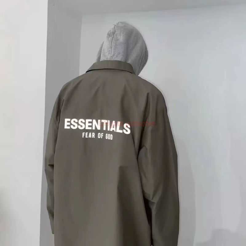 

ESS Designer Clothing Fashion Casual Coats Correct Version of Fears Of God Essen Fog Season 7 Nylon Reflective Coach Jacket windbreaker sports Denim Outerwear Winte, Shipping fee