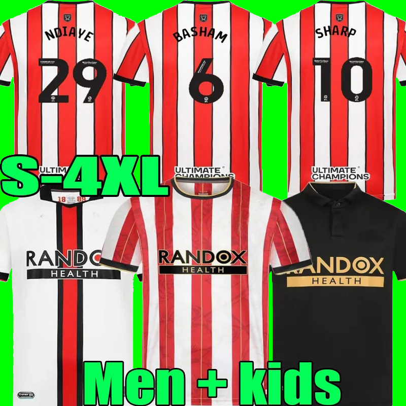 

23 24 SHEFFIELD soccer jerseys Limited Edition Promotion Kit Sander Berge UNITED John Egan Rhian Brewster Anel Ahmedhodzic Jayden Men  football shirt Football, 2223;home (3)