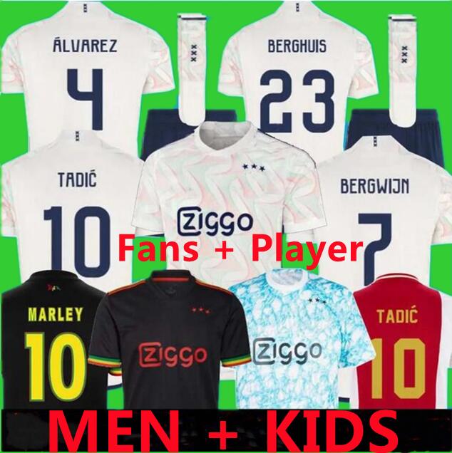 

FANS Player 21 22 23 24 TADIC Soccer Jerseys AWAY BASSEY BERGHUIS Third Kit KLAASSEN BERGWIJN MARLEY 2023 2024 football shirts men kids uniforms CRUYFF BAAS ajAXS