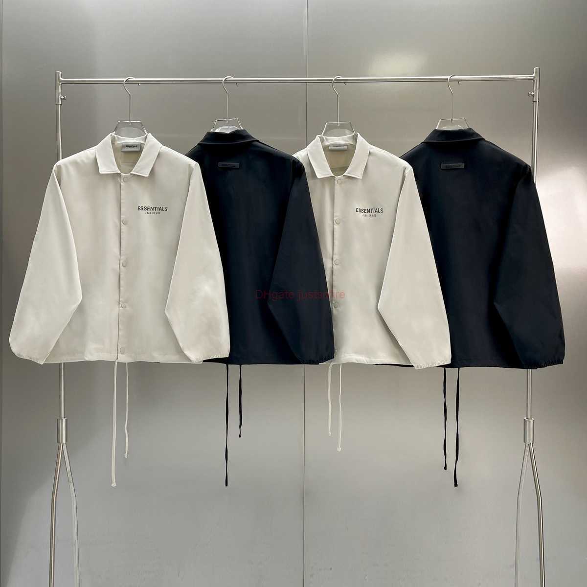 

ESS Designer Clothing Fashion Casual Coats Fears Of God 2023 Summer New Reflective FOG Essen High Street Fashion Brand New Handsome American High Grade Thin Coat Card, Shipping fee
