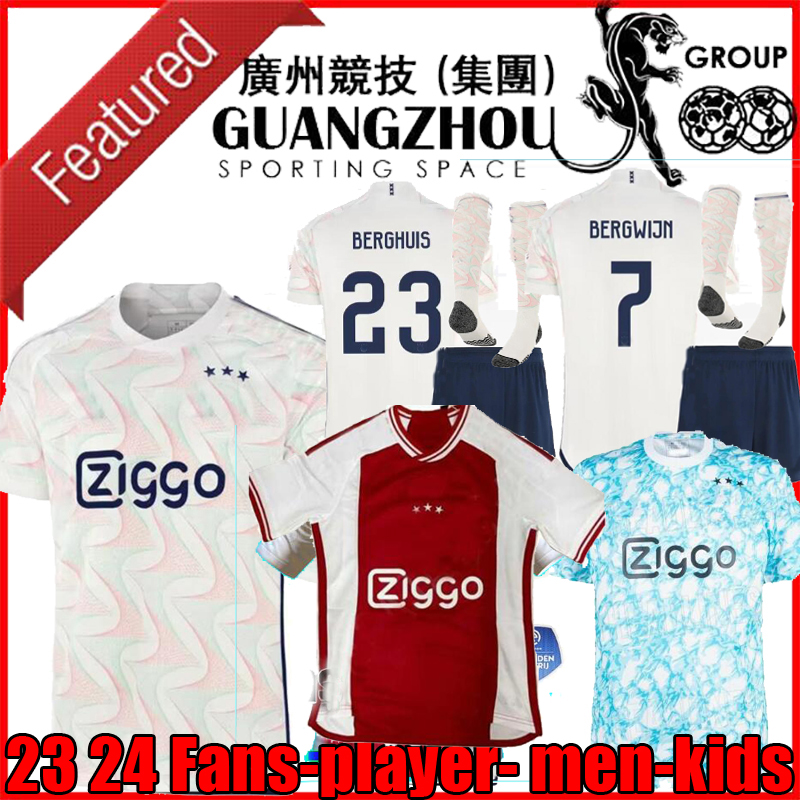 

3XL 4XL FANS Player 21 22 23 24 TADIC Soccer Jerseys AWAY BASSEY BERGHUIS Third Kit KLAASSEN BERGWIJN 2023 2024 football shirts men kids uniforms CRUYFF ajAXS, 23 24 home player 1
