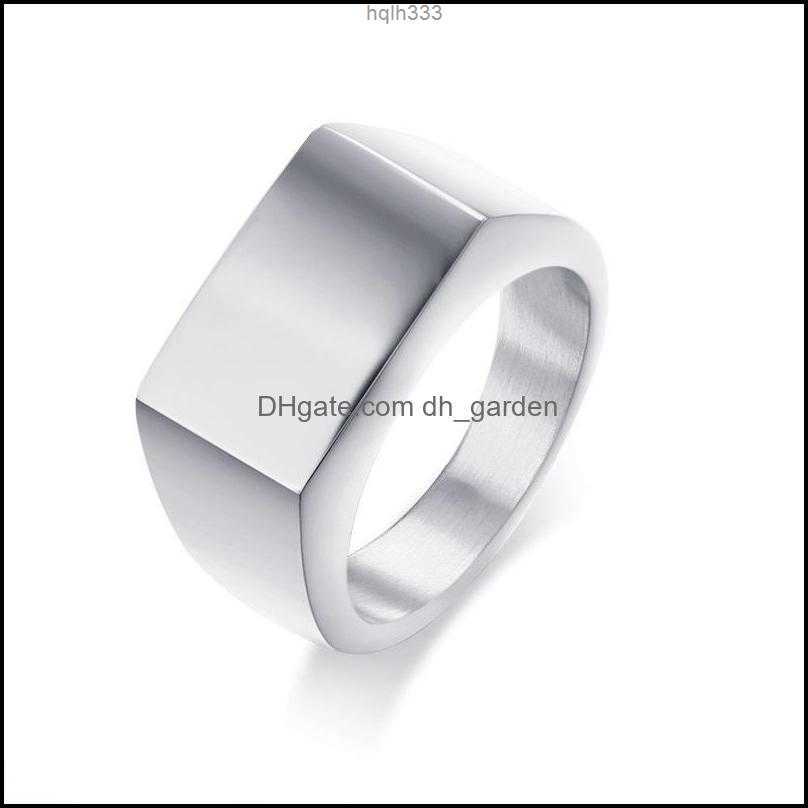 

Wedding Rings Wedding Rings Rectangar Smooth Titanium Steel Plain 10mm Stainless Simple Casting Ring Retro Mens Jewelry Dropwedding Dhqanm32bu1wb