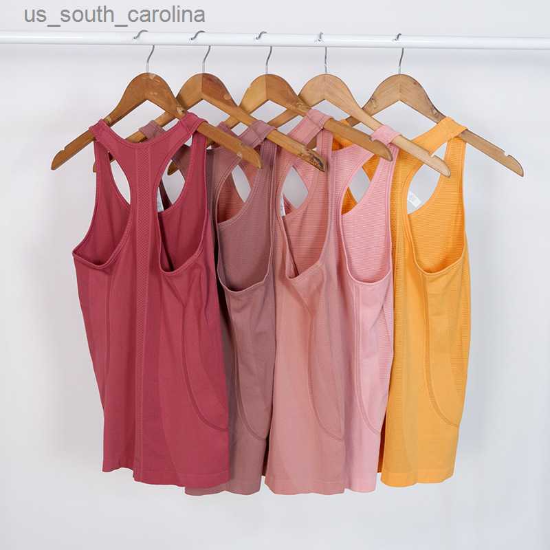 

Camis shaping outfit lu Yoga Vest Solid Workout Backless Shirts Sports Fitness Tank Top Women Active Wear Sleeveless Sexy Gym T Shir Swiftly Tech L230522