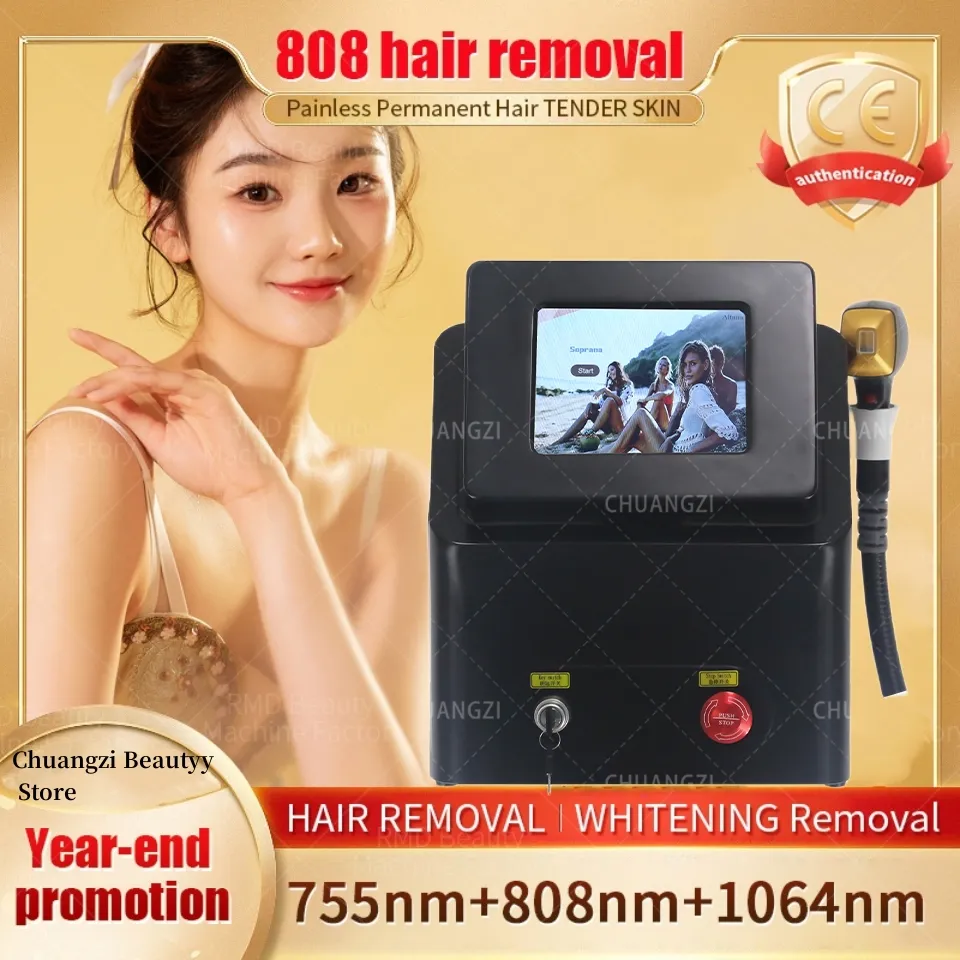 

2023 Best Seller Diode Laser Hair Removal Machine 2000w Ice Platinum 808nm 755 808 1064 Epilation Laser Instrument