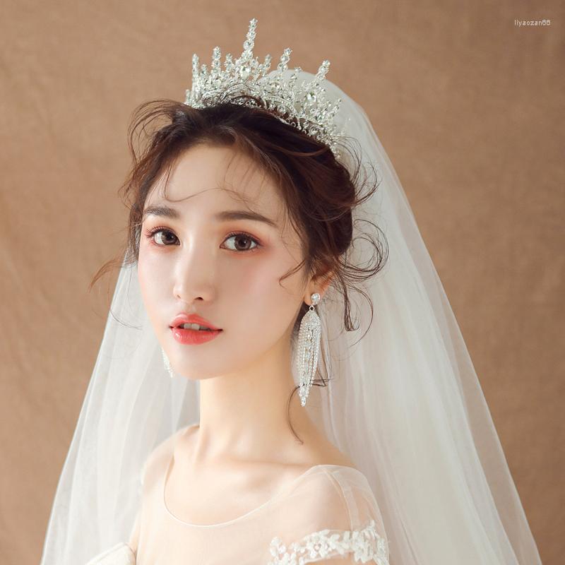 

Headpieces Crown Headdress Bride Korean Atmospheric Knot Wedding Dress Accessories Birthday Party