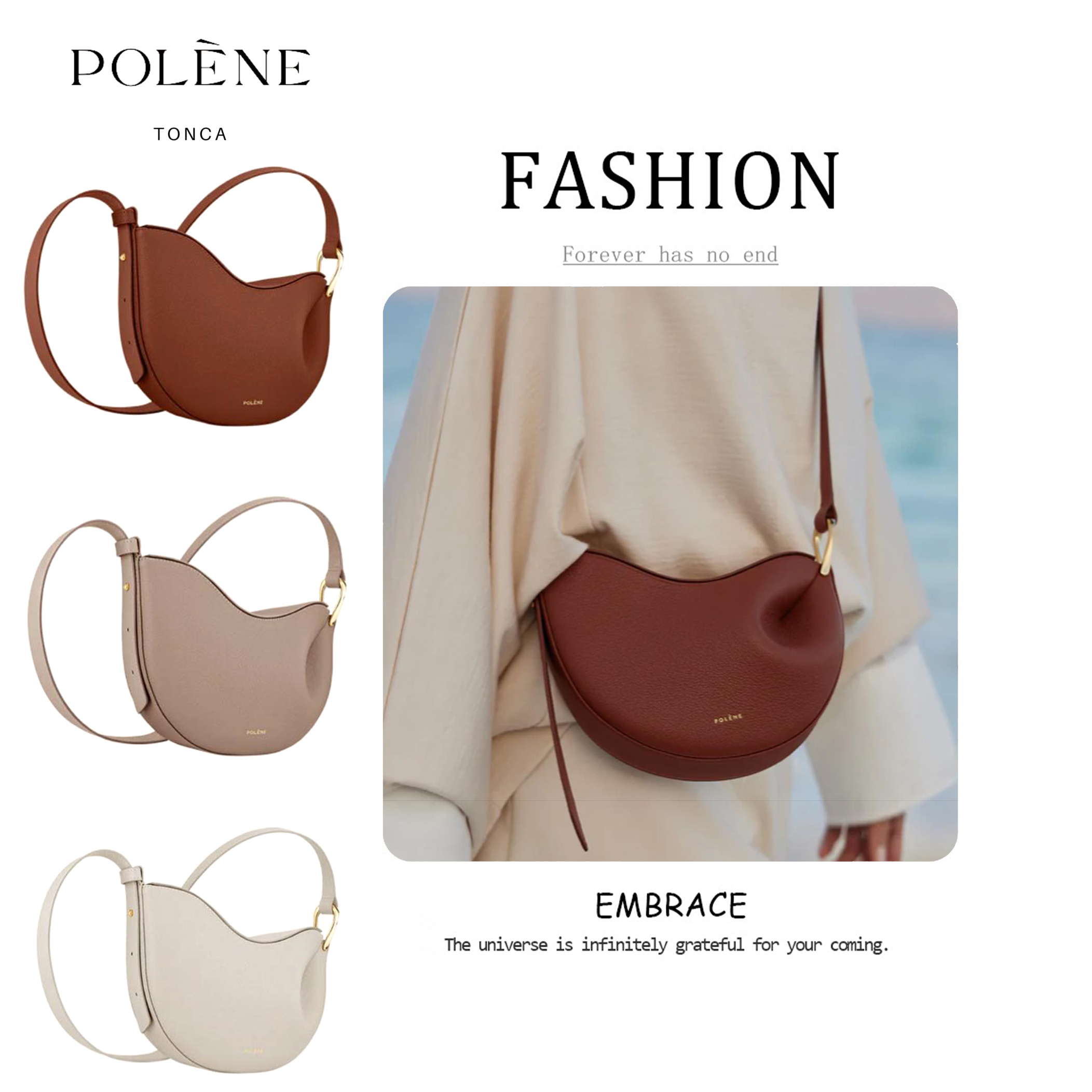 

Genuine Leather polenes nano Cross body bags Designer sac Polene tonca dumpling bag Luxurys the tote handbag Womens mens alma luggage sling clutch Shoulder Hobo bags, Blue