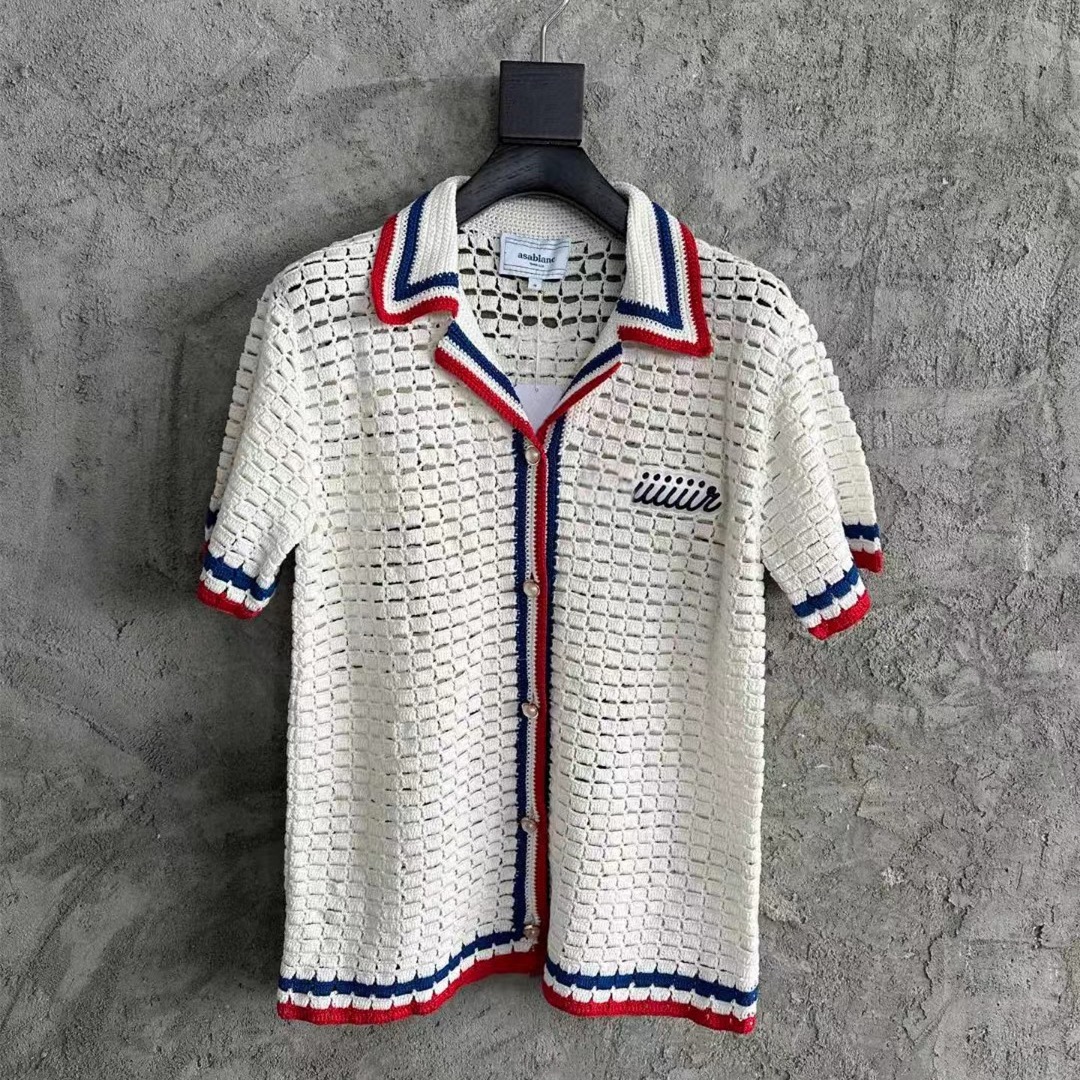 

New AOP jacquard letter knitted sweater in autumn / winter 2022acquard knitting machine e Custom jnlarged detail crew neck cotton r11erf