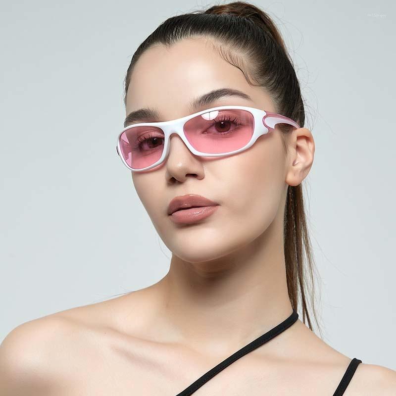 

Sunglasses Steampunk Rectangle Vintage Women Brand Designer Mirror Sun Glasses Female Fashion Sports Personality