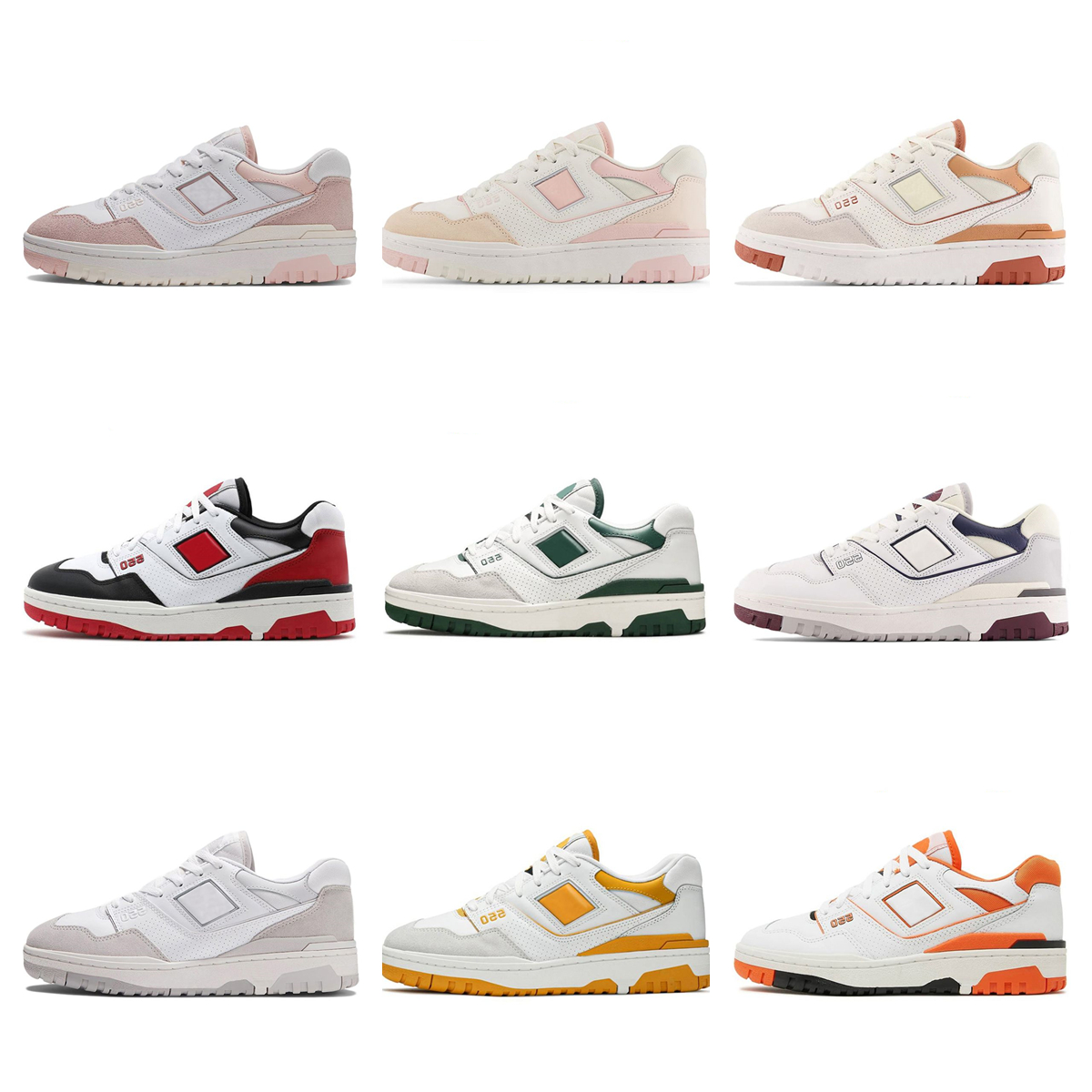 

designer new 550 running shoes 550s for men women trainers White Yellow Grey UNC Rich Paul Lakers Pack Auralee Burgundy Cyan mens womens outdoor sports sneakers, 25