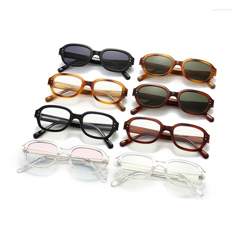 

Sunglasses Fashion Sunscreen Oval Frame Trendy High-end Anti-ultraviolet UV400 Casual For Adult Women Men