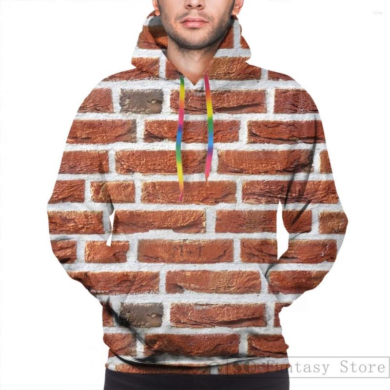 

Men' Hoodies Mens Sweatshirt For Women Funny Brick Wall(4) Print Casual Hoodie Streatwear