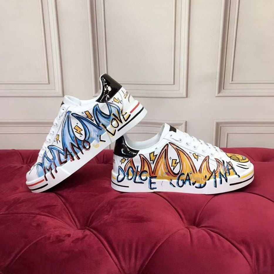 

Designer sneakers men Womens casual shoes Fashion White Genuine Leather Luxury Flower Embroidered Flat sports lkjip000002