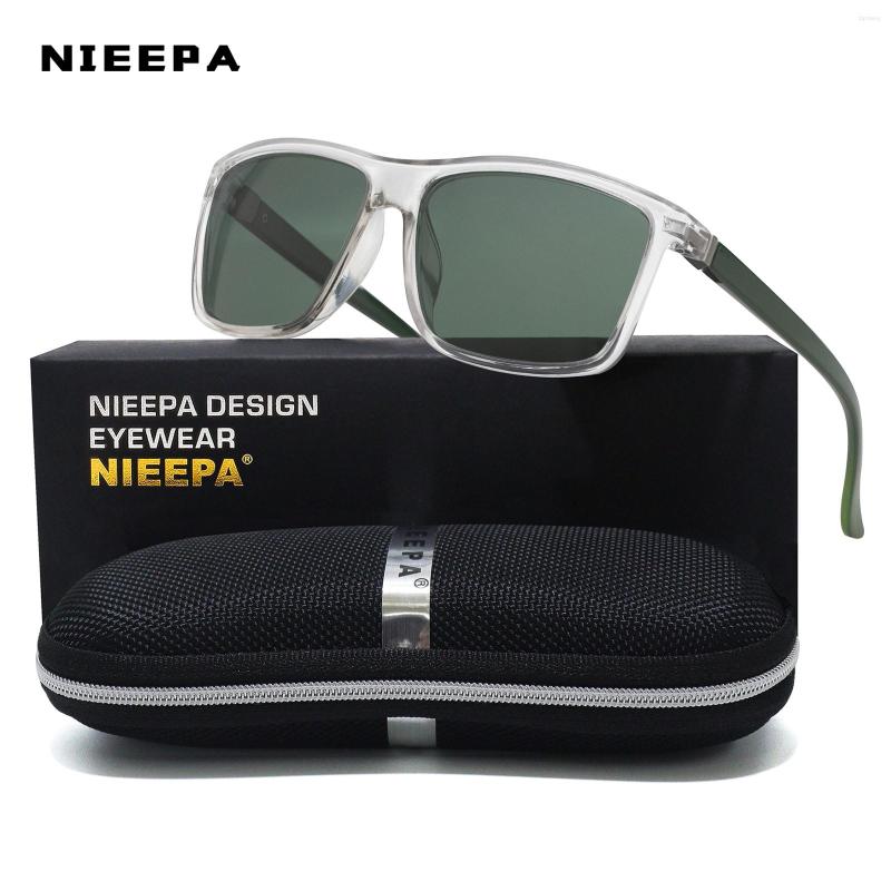 

Sunglasses NIEEPA Fashion Polarized For Men 2023 Mirror Square Sun Glasses Vintage Driver's Anti-glare Lunette De Soleil Homme
