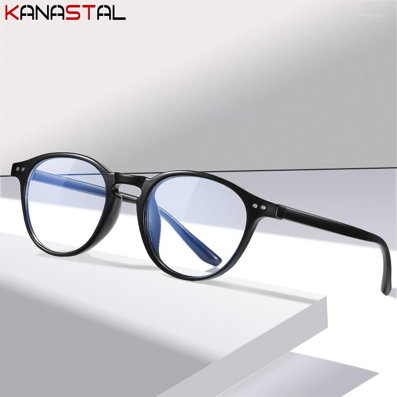 

Sunglasses Women Blue Light Blocking Reading Glasses Vintage Oval TR90 Eyeglasses Frame Men Computer Goggles Optical Lenses Myopia Eyewear