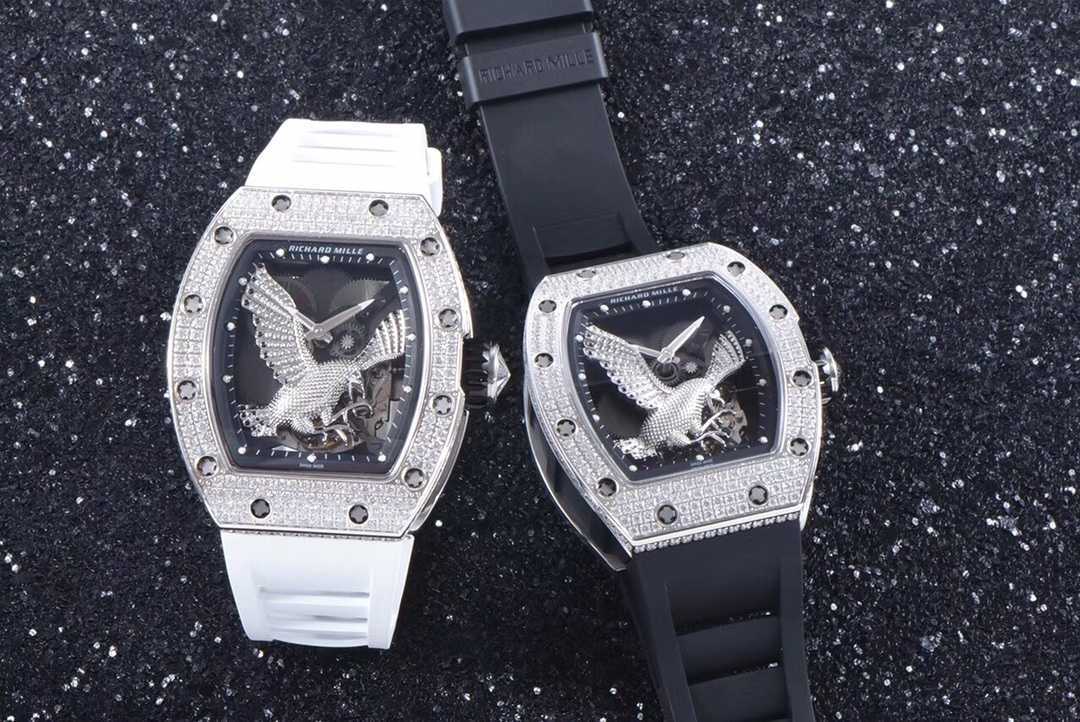

RM023 Watches Wristwatch Designer Richa Milles Automatic Mechanical Movement Sapphire Mirror Imported Rubber Strap Fold Buckle Size, Black