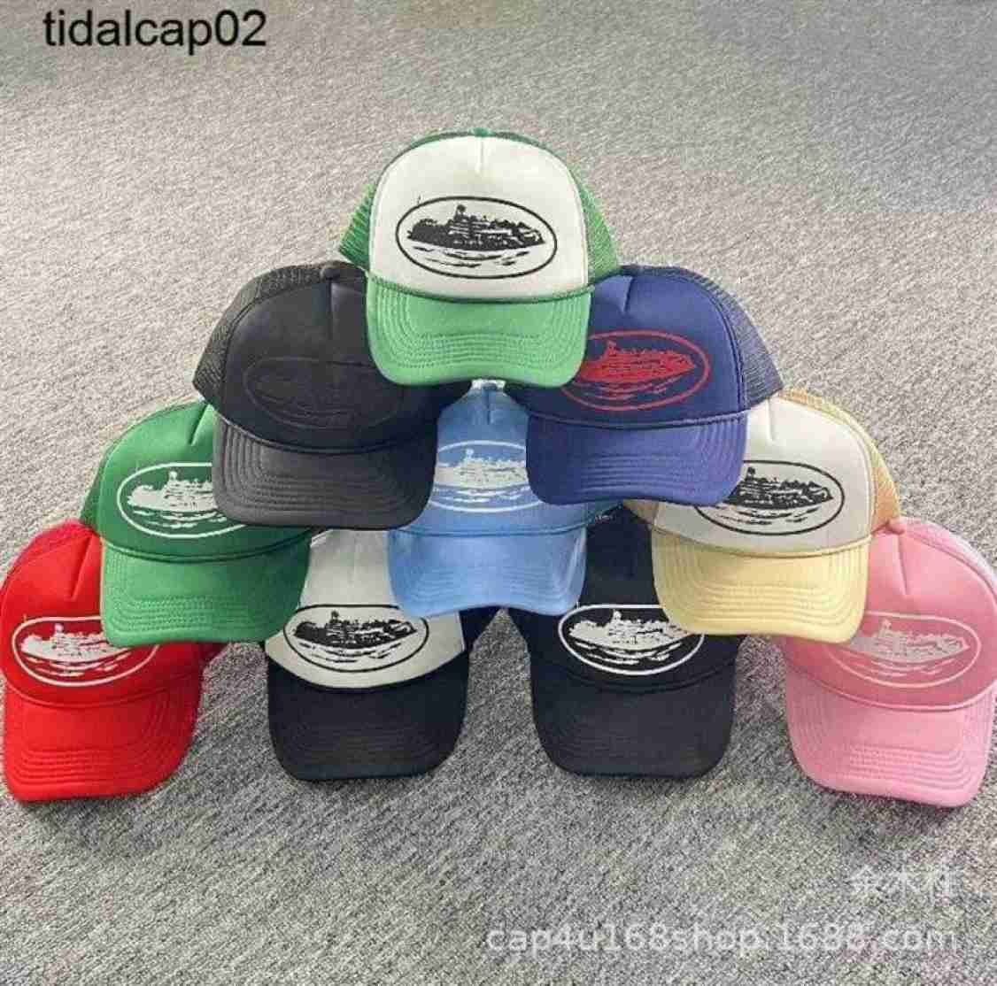 

Corteiz crtZ hat 22ss American fashion truck hat casual printed baseball caps summer men and women208m7530210, Red