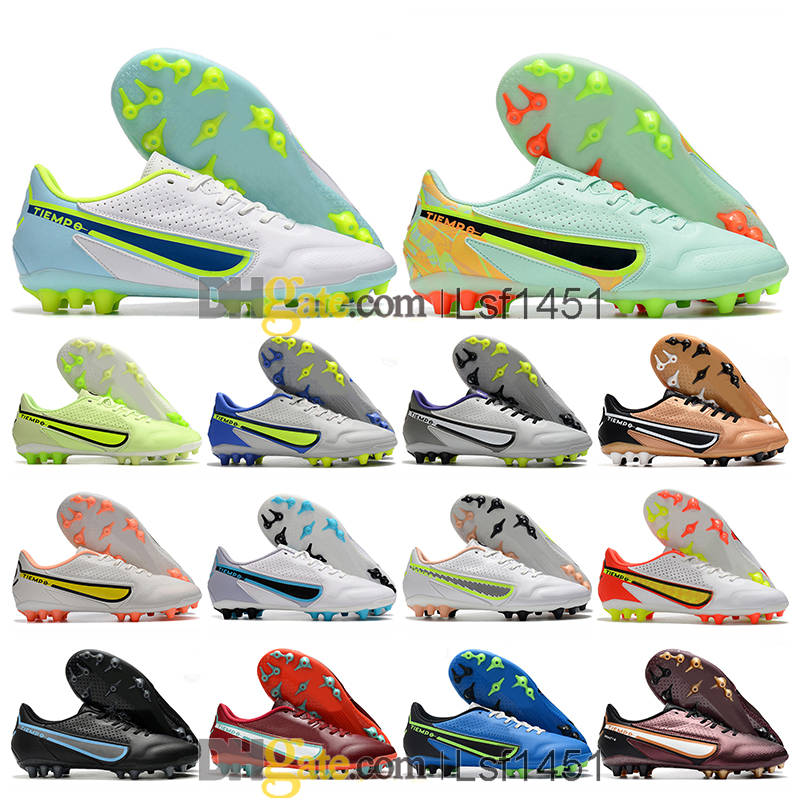

Gift Bag Mens Low Ankle Football Boots Tiempo Legend IX Academy AG Firm Ground Cleats Neymar ACC Tiempo Legend 9 Soccer Shoes Tops Outdoor Trainers Botas De Futbol, Color 1