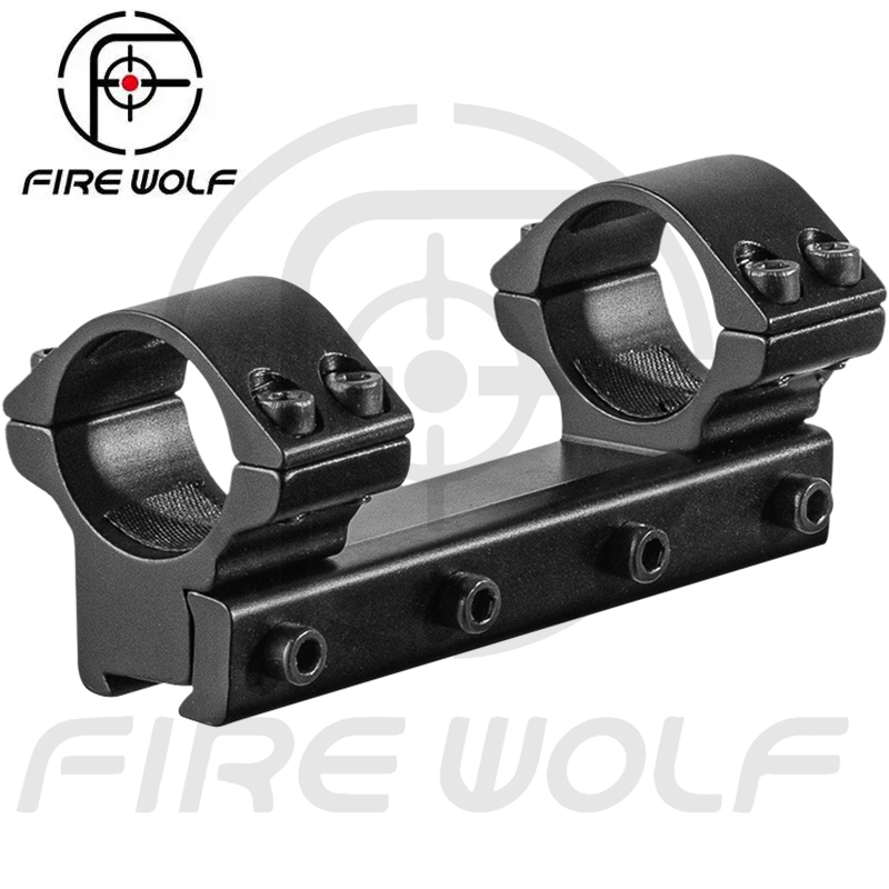 

25.4mm One Piece Low Dovetail Circular Scope Mount Rings Adapter W 11mm Long 100mm Rifles Airsoft Hunting