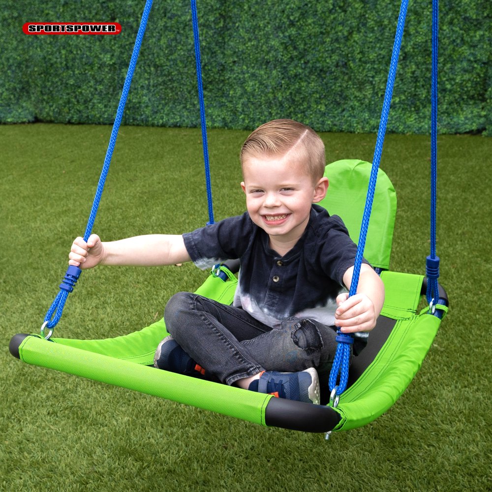 

Metal Deluxe Skyflyer Swing with Adjustable Rope Carabiners