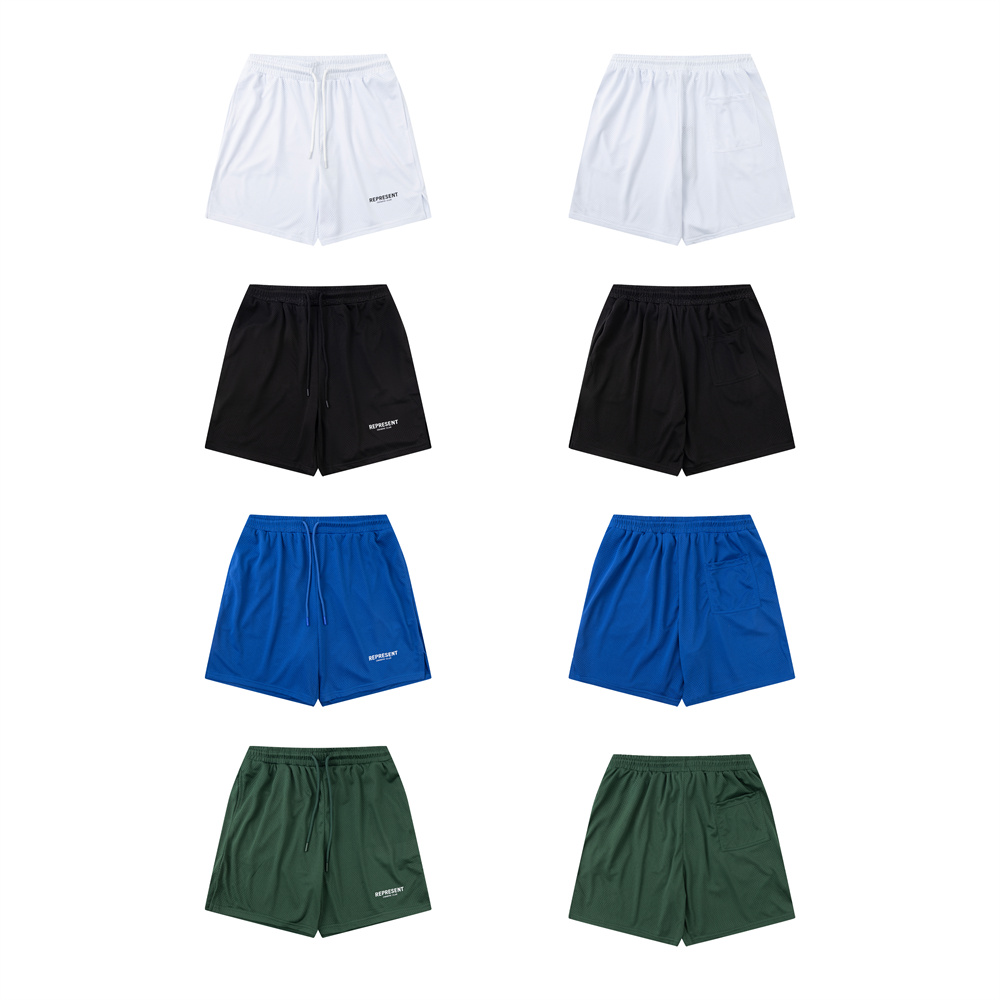 

Men's Letter Mesh Drawstring 1 Quality Unisex Casual Beach Shorts