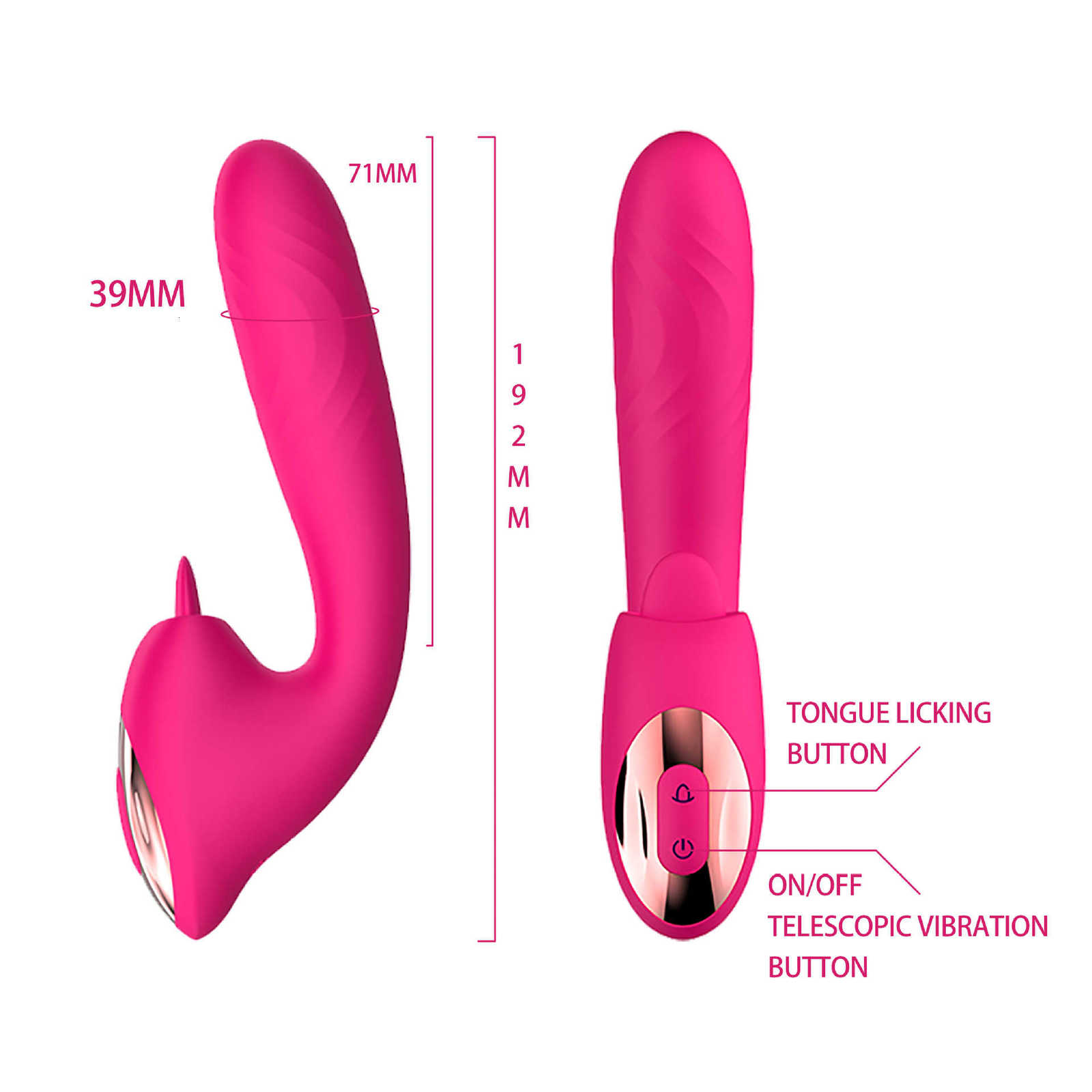 sex toy New product tongue stretching vibration rod licking for women adult products-image-872881336