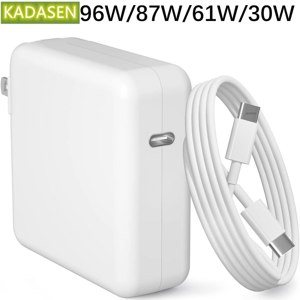 

Chargers 96W Mac Book Pro DP Charger USB C Charger Power Adapter For Microsoft Surface Pro 8 MacBook Air iPad Pro With USB C to C Cable