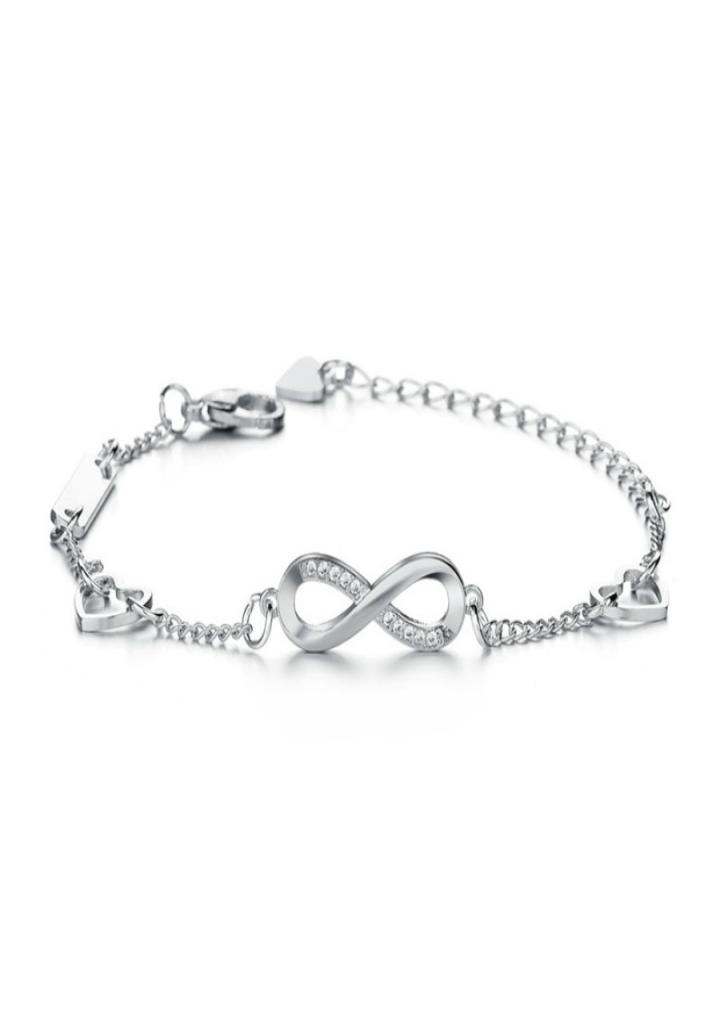 

Infinity diamond Bracelet Pull Adjustable Bracelets women bracelets bangle Engagement Wedding fashion Jewelry gift will and sandy 7050019