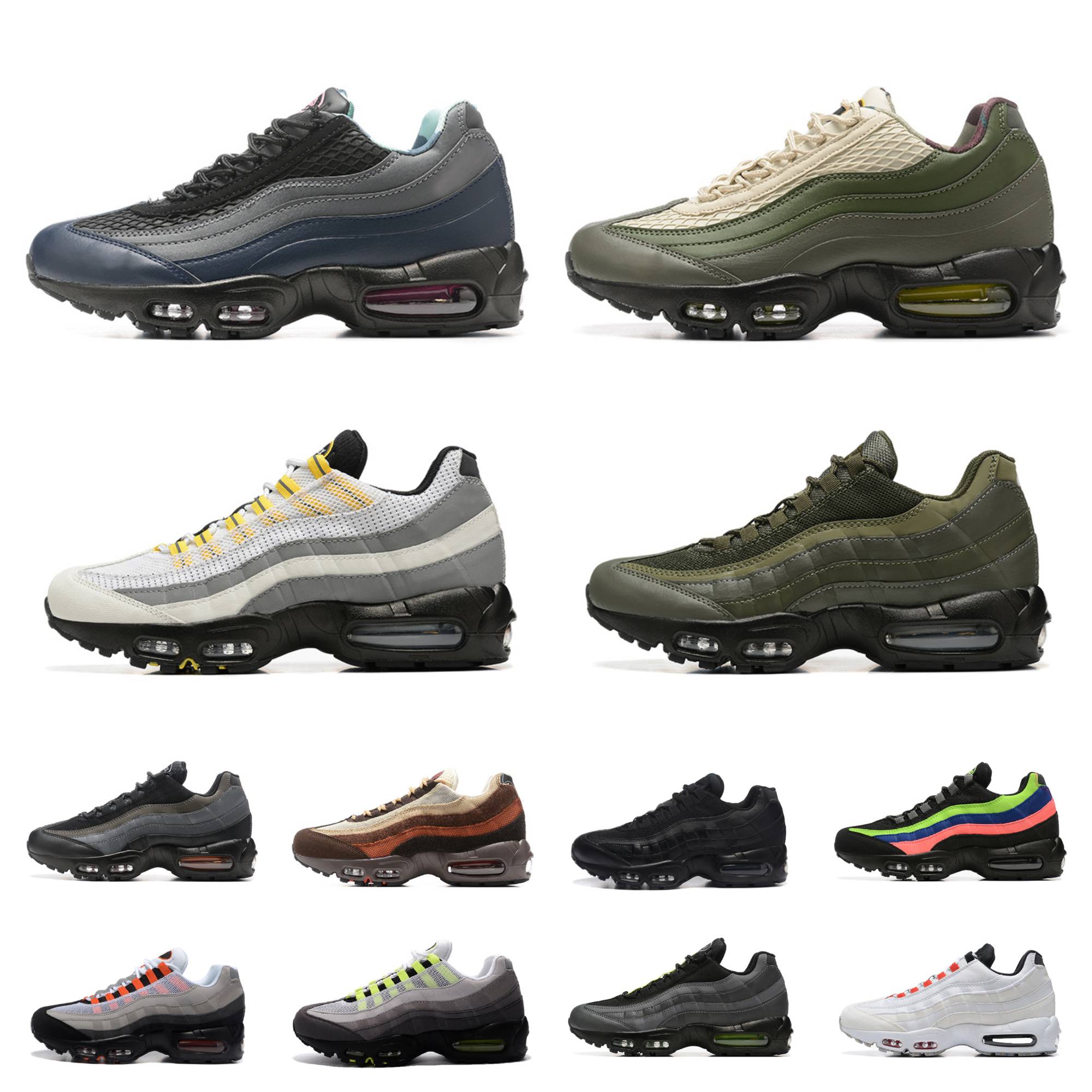 

Classic 95 airmaxs Running Shoes Max 95 Corteiz Aegean Storm Gutta Green Reflective Safari Greedy 95s air Neon Triple Black White Grey Volt Designer Trainer Sneakers, Bubble package bag