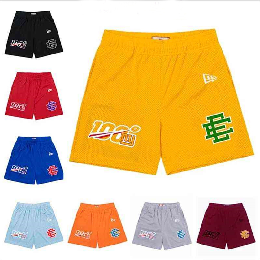 

EE Shorts League men's shorts mens swimming shorts Unisex Mens Print 100 words Mesh breathable beach pants Tide Brand Straight ee pants stretch chino fishnet shorts A, 47