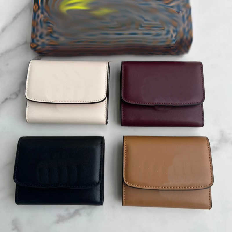 

designer bags Wallets Totes Four Color Three Fold Change Card Coin Bag Hardware Lady Wallet Purse 220915, White
