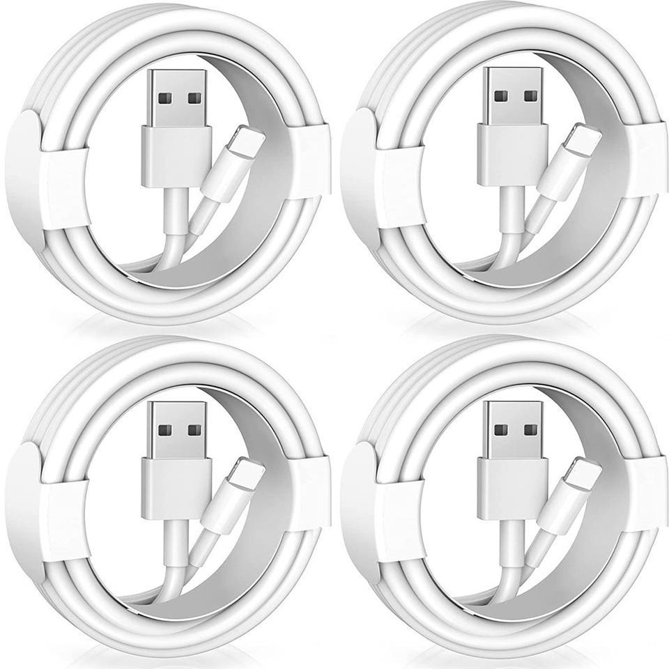 

High Speed USB Cable Fast Charging Cables 1M High Quality for Smart iPhone, White