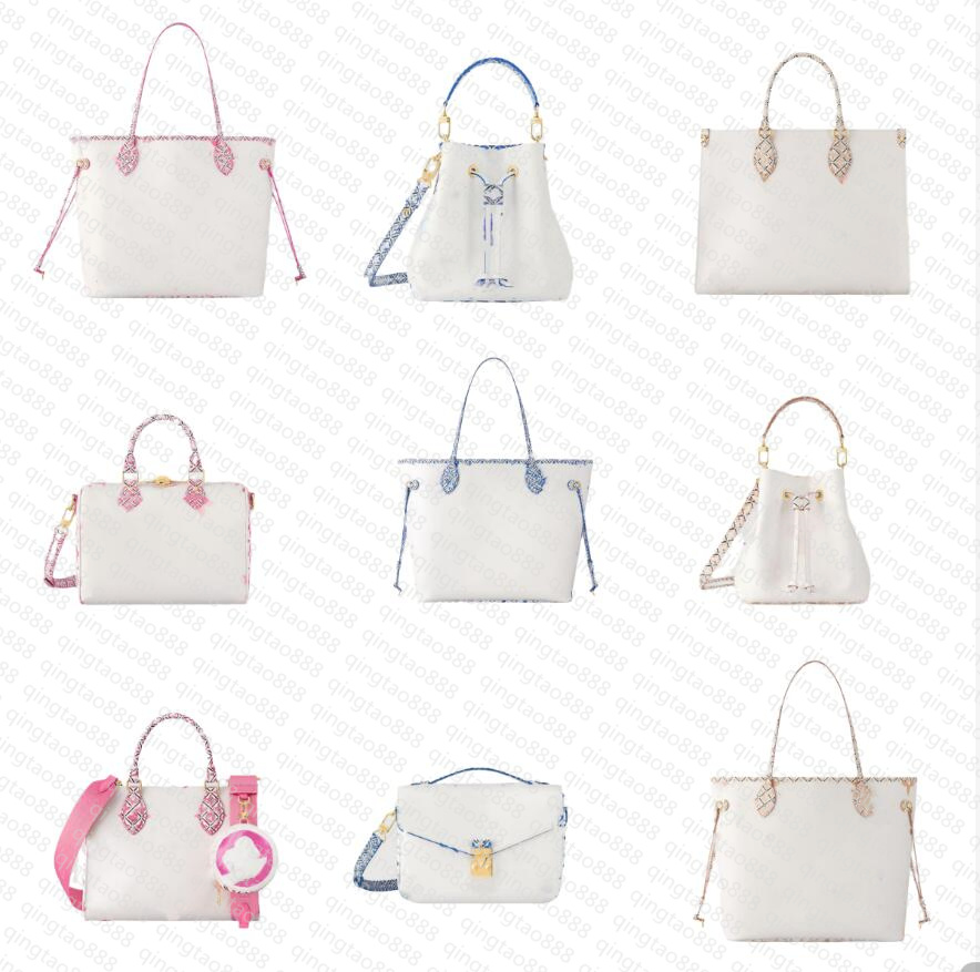 

Fashion Women speedy Shoulder onthego by the pool drop Woven Female Handbag Large Capacity Summer bag POCHETTE Beach neonoe Genuine Leather Bags Casual Totes Purses, Airbag [no bag]