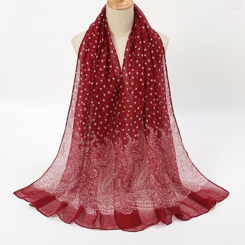 

Scarves Women Fashion Scarf Plain Solid Silk Linen Shawls Summer Lady Bandanas Pashmina Foulard Hijab 180 70cm