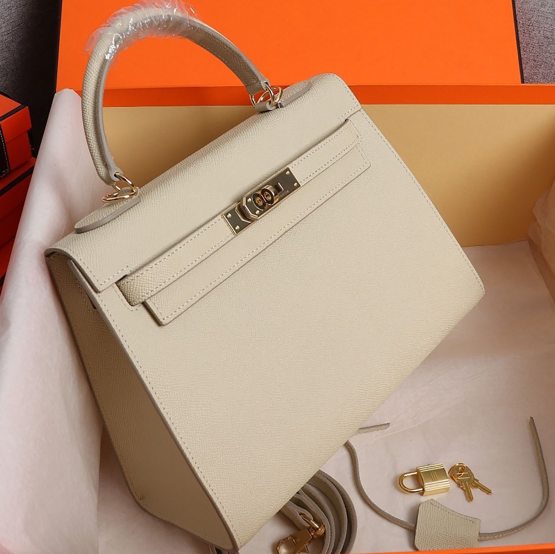 

Princess Woman Shoulder Bags Espom Designer 22cm 25cm Lady Genuine Leather Tote Handbag palm print