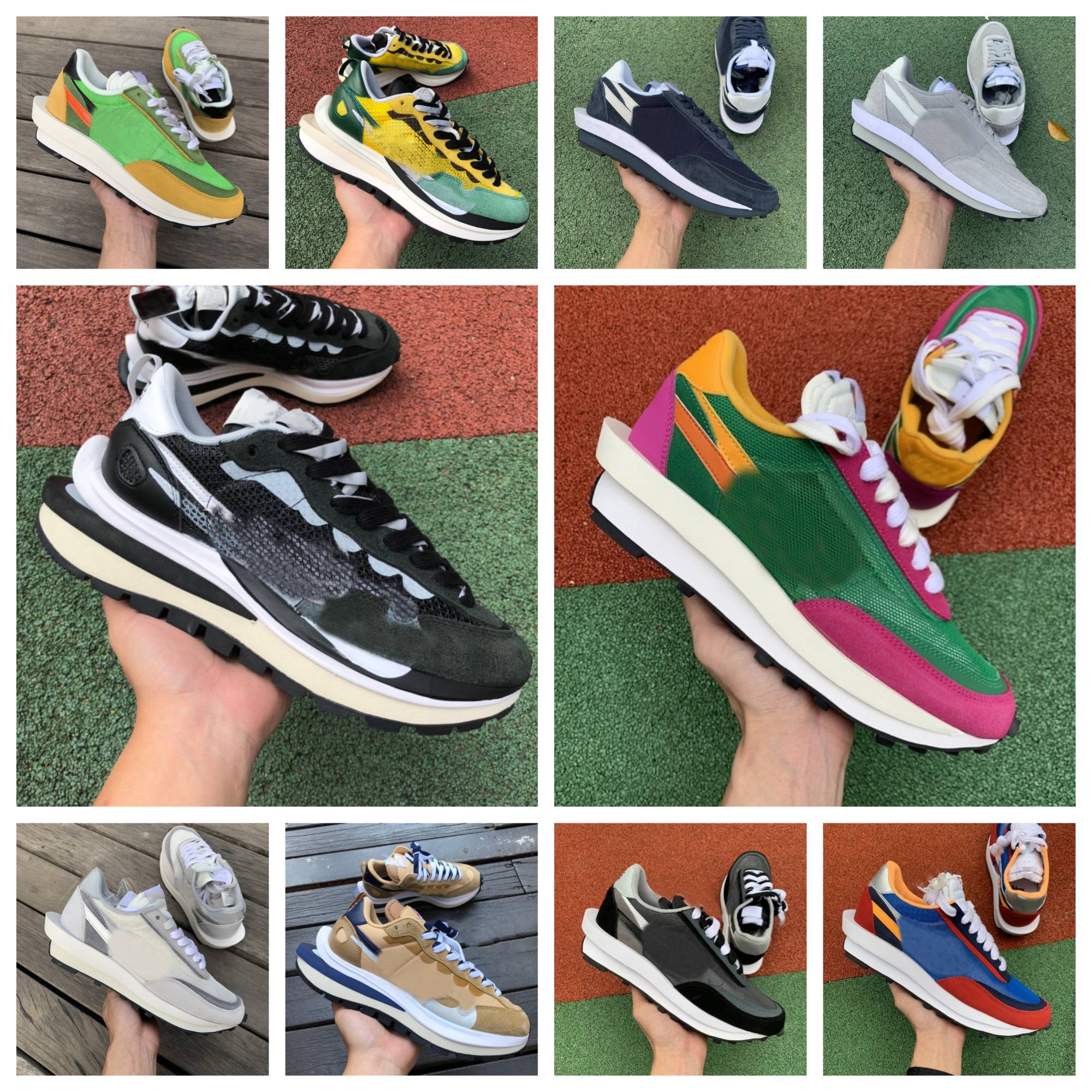 

SaCais Casual Shoes Vaporwaffle LDV Summit White Daybreak Fragment Blue Void Wolf Grey Bright Citron Waffle Royal Red Green Gusto Black Nylon Orange Blaze Sneakers, Shoes lace