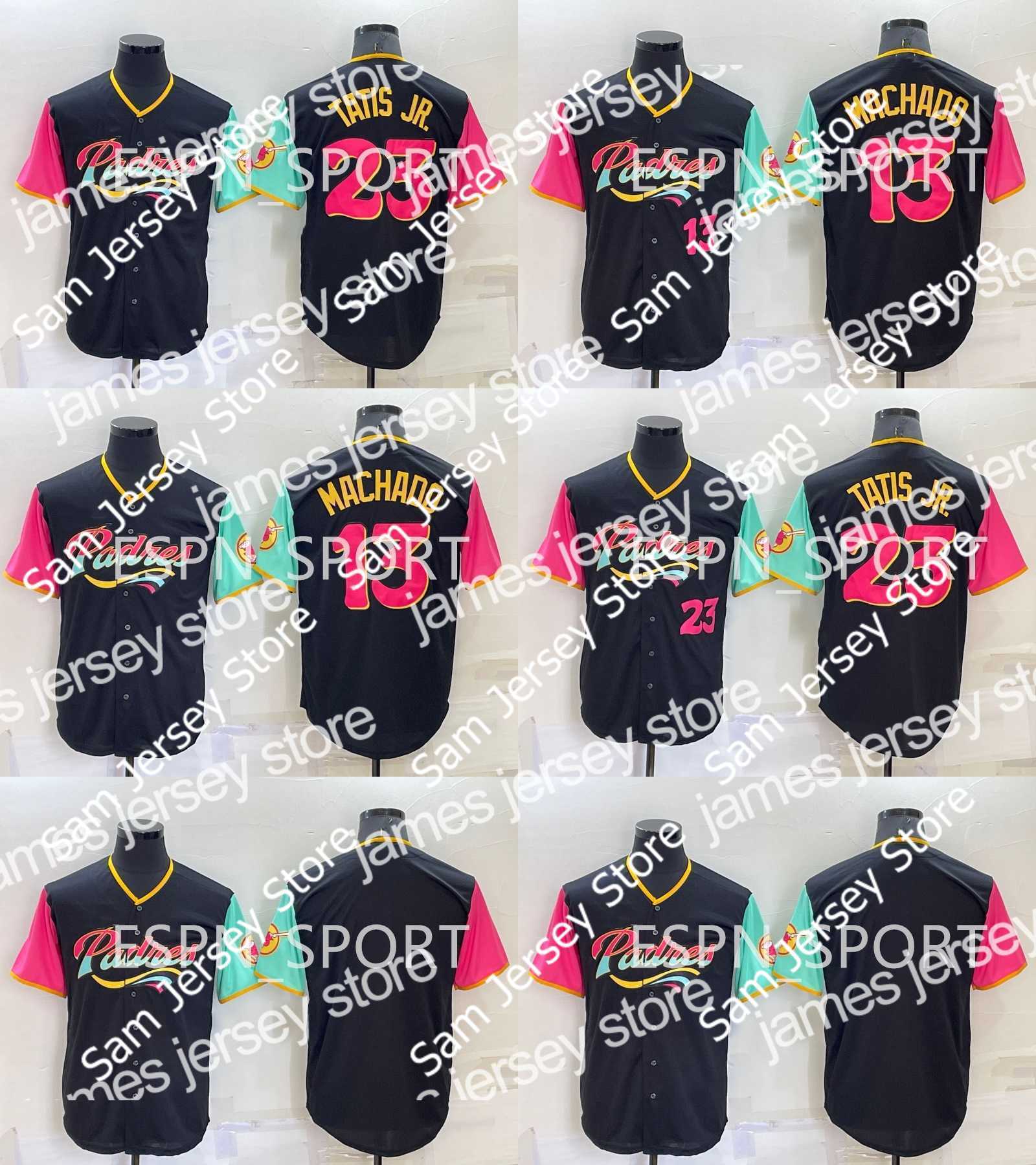 

Baseball Jerseys Fernando Tatis Jr. Padres Jersey Black City Connect Manny Machado Joe Musgrove Mike Clevinger Wil Myers Jorge Alfaro Trent Grisham Yu, Cool base mens