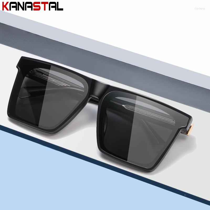 

Sunglasses Men Polarized High Quality Sheet Square Eyeglasses Frame UV400 Women Sun Glasses Camping Sunscreen Anti Glare Eyewear