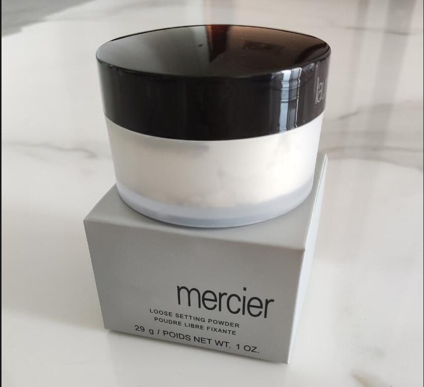 

brand L Mercer Loose Setting Powder Waterproof Long-lasting Moisturizing Face Loose Powder Maquiagem Translucent Makeup, As picture