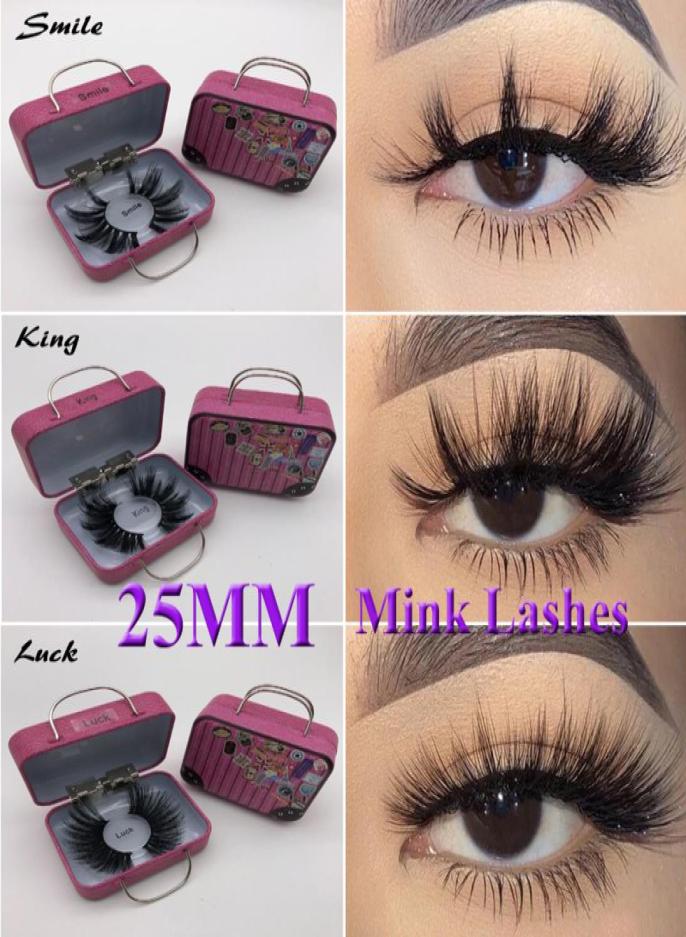 

New Style 25mm 3D Mink Eyelashes Crisscross Strands Cruelty High Volume Mink Lashes Soft Dramatic Eye lashes 16 styles8630686