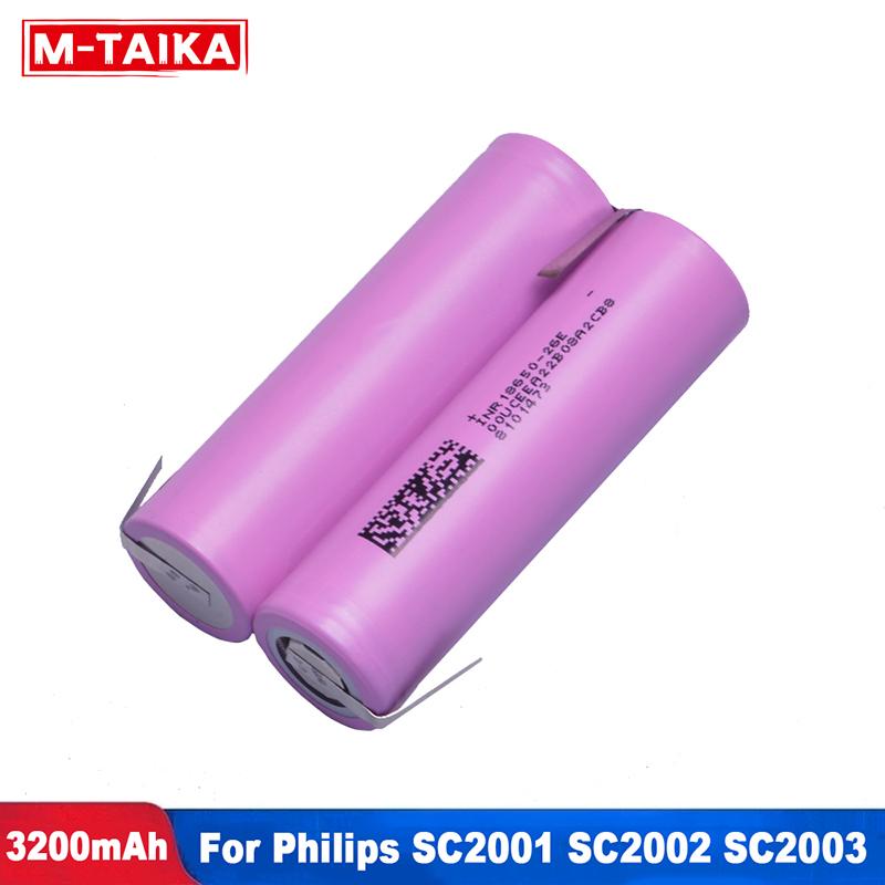 

Parts Replacement Battery for Philips Sc2001 Sc2002 Sc2003 Lumea Prestige Ipl Hair Removal Device 7.4v 3200mah 2ur18650w2