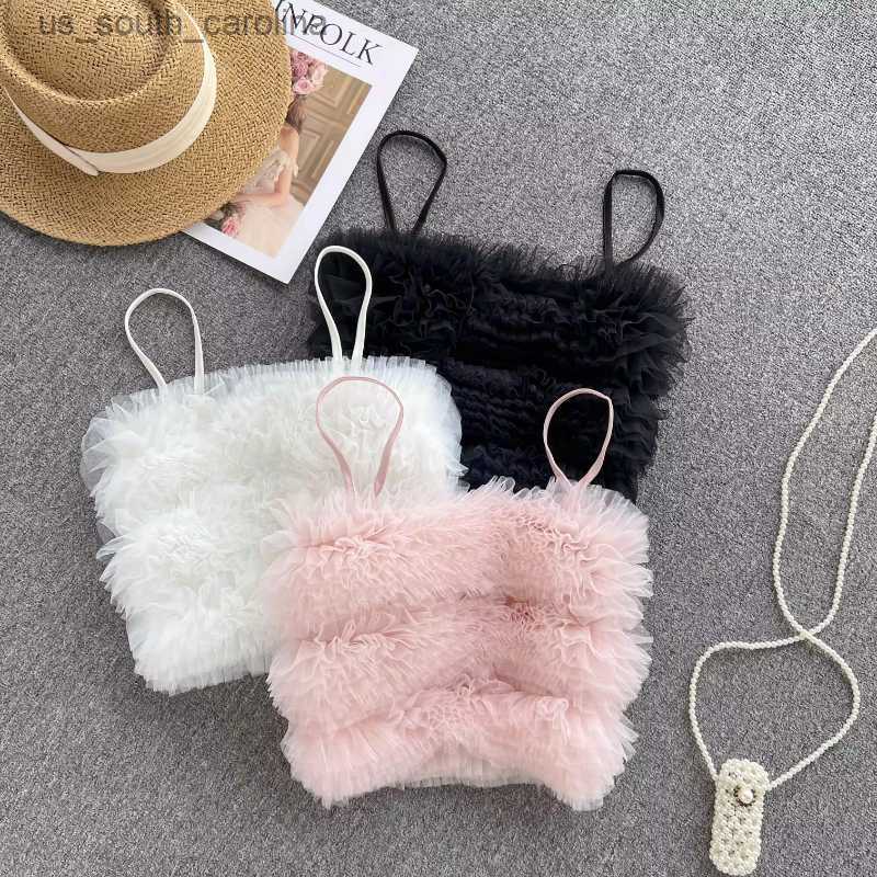 

Camis Chic Underwear Womens Tanks and Camis Almighty Spaghetti Strap Tube Top Corset Casual Skinny Tops Women Summer Dropshipping L230522, White