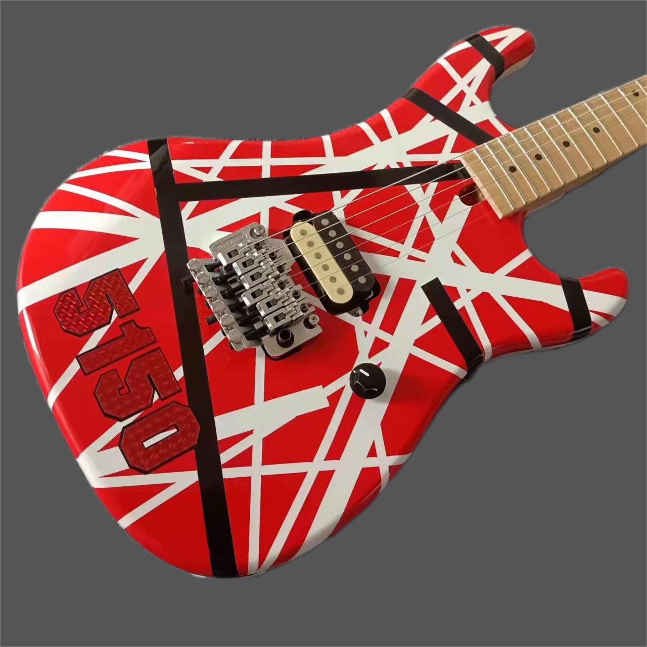 

5150 Electric Guitar, Edward Eddie Van Halen Banana Shaped Maple Neck, free shipping