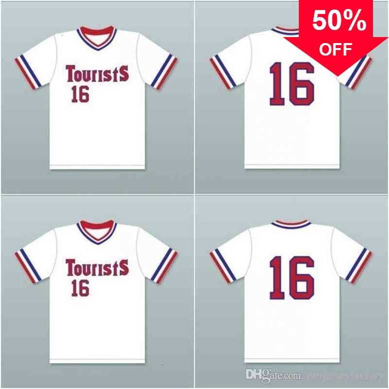 

Xflsp GlaC202 Kevin Costner Crash Davis 16 Tourists Baseball Jersey Bull Durham Vintage Baseball Jersey High Quality Shipping Movie Jerseys