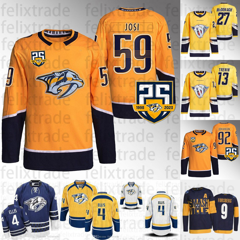 

Ryan McDonagh Nashville 2023 Reverse Retro jersey Predators 25 Matt Carle 9 Filip Forsberg 35 Pekka Rinne 38 Viktor Arvidsson Pontus Aberg 25th Anniversaryr jersey, Mens s-xxxl