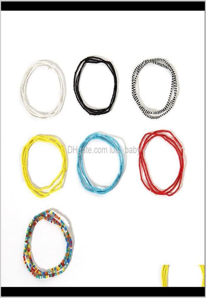 

Other Aessories Fashion Aessorieswhole Matching Simple SingleLayer Handmade Beaded Body Wild Hit Color Beads Elastic Waist Ch1889339
