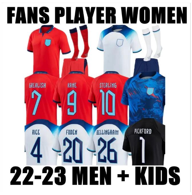 

2022 MEAD eNGLanDS soccer jersey KANE STERLING RASHFORD GREALISH MOUNT FODEN SAKA 22 23 national football shirtS goalkeeper men kids kit sets women uniformS CV, 15