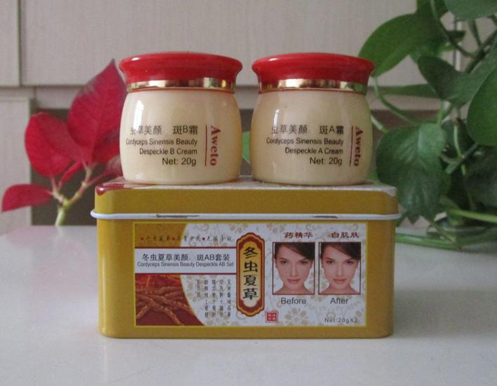 

Accessories 2pcs/1set Aweto Whitening Antiacne Day+night Cream Set Melasma Dark Age Dark Spots Freckle Remover Skin Lightening