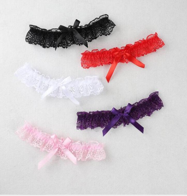 

Lace princess wind thigh ring garter belt accessories bridal wedding dress leg flowers3967011