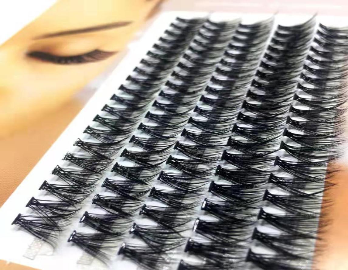 

False Eyelashes Thick 100 Bundles Eyelash Extension Natural Faux Mink Individual 102030D Cluster Lashes Makeup Cilia1806603