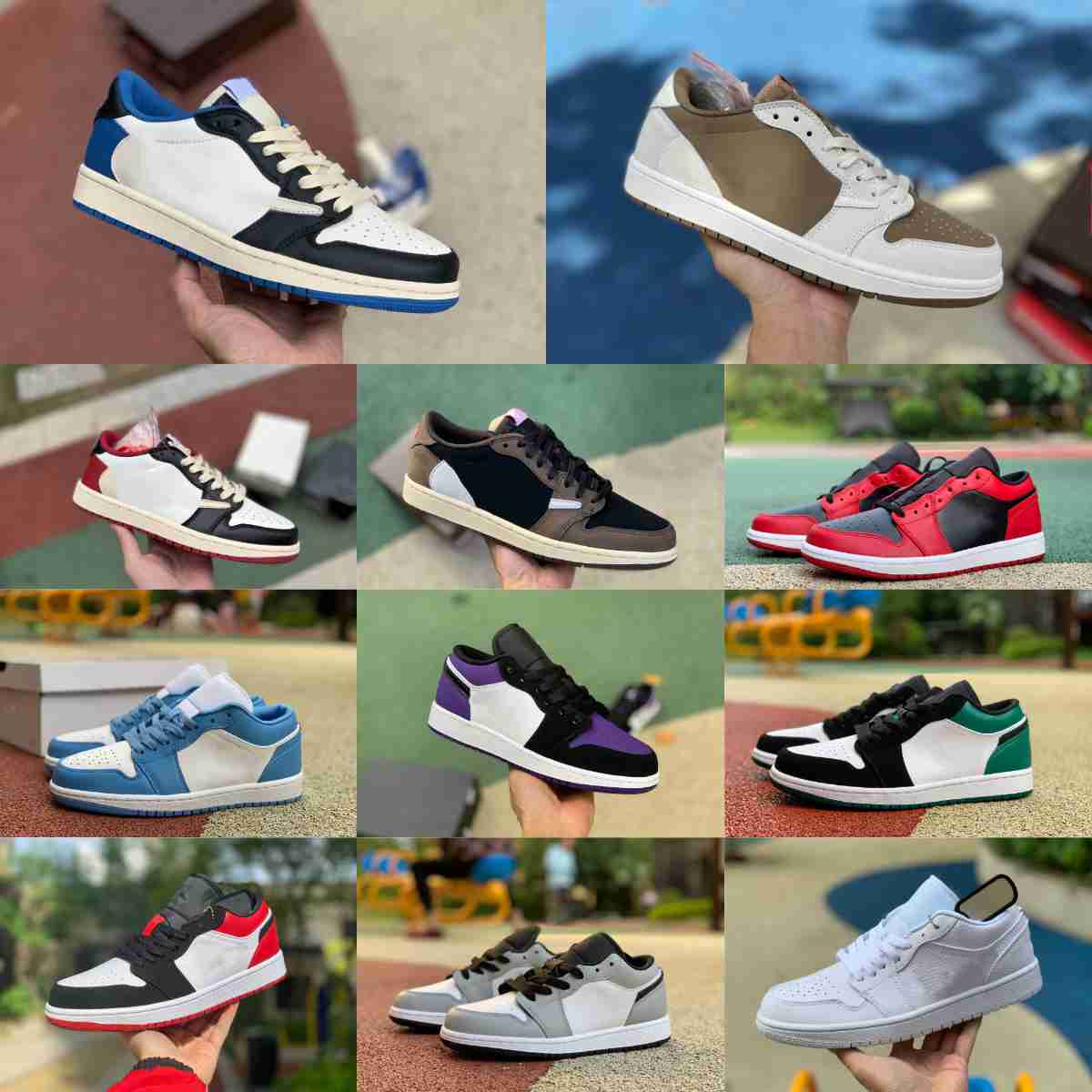 

Trainer Fragment TS Travis Low Basketball Shoes Jumpman X 1 1S White Brown Banned UNC Court Purple Black Toe Shadow Hyper Royal Scottss Crimson Tint RED Sneakers S9, Please contact us
